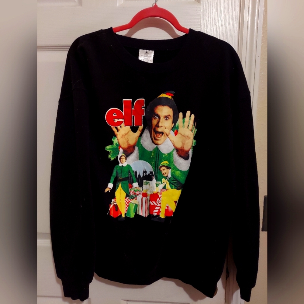 Y2K 2000s Will Ferrell Elf Crewneck